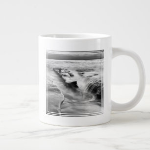 Rising Tide At The Beach Large Coffee Mug