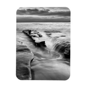 Rising Tide At The Beach Magnet