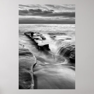 Rising Tide At The Beach Poster