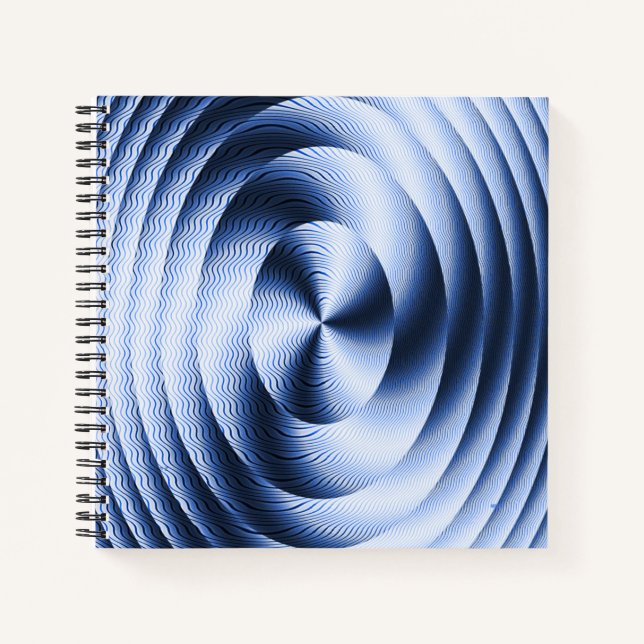 Rising waves... notebook (Front)