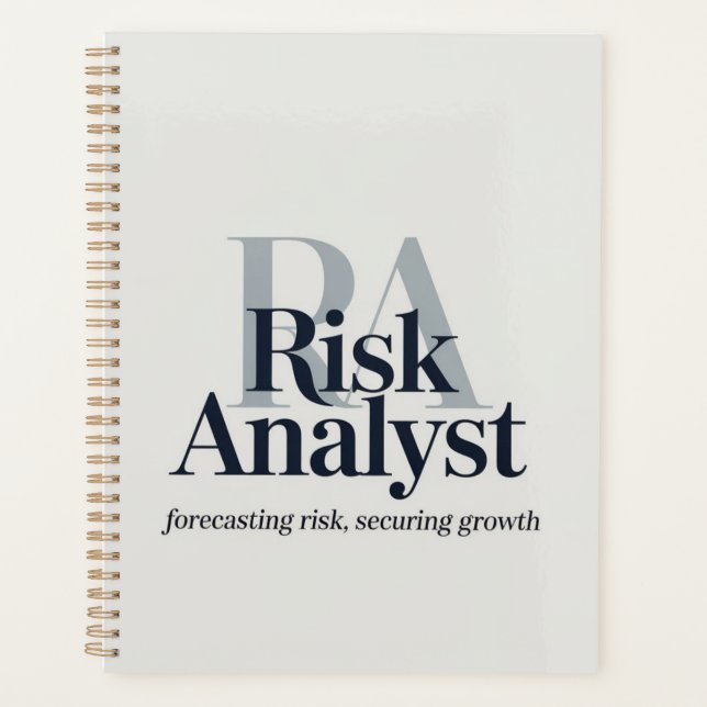 Risk Analyst – Forecasting Risk, Securing Growth Planner (Front)