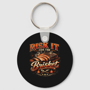 Risk For The Bris Funny Bbq Pitmaster Smoker Humou Key Ring