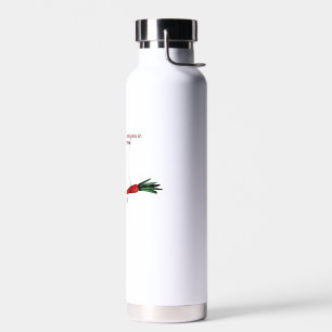 Risk manager in action  water bottle