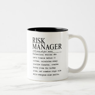 Risk manager Two-Tone coffee mug
