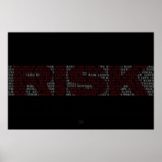 Risk Poster