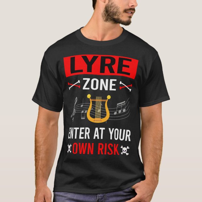 Risk Zone Lyre T-Shirt (Front)