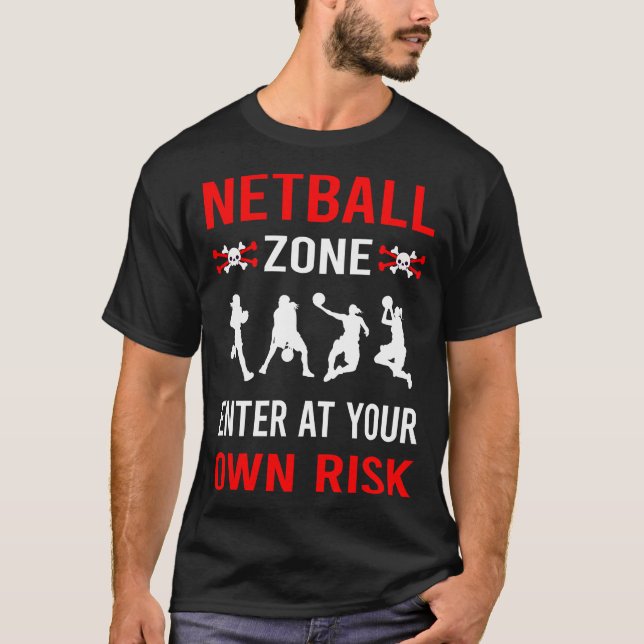 Risk Zone Netball T-Shirt (Front)