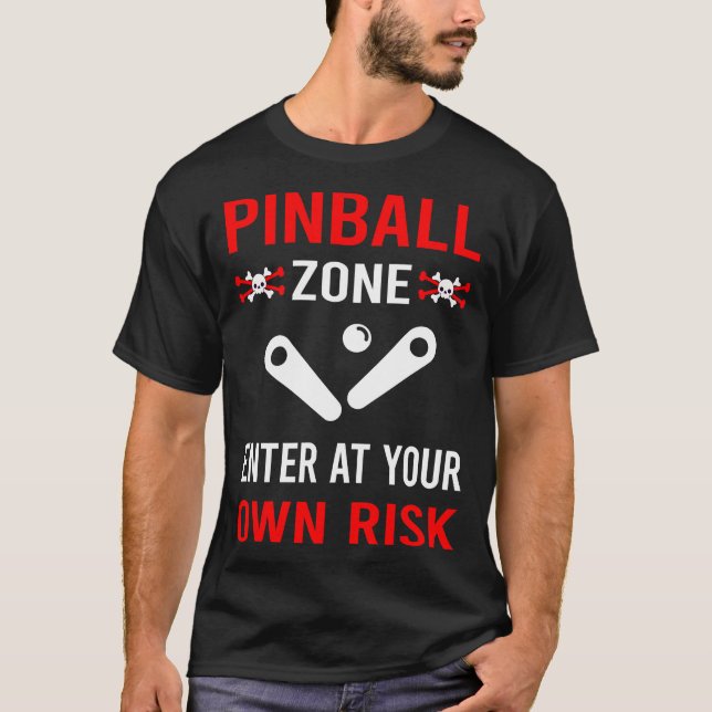 Risk Zone Pinball T-Shirt (Front)