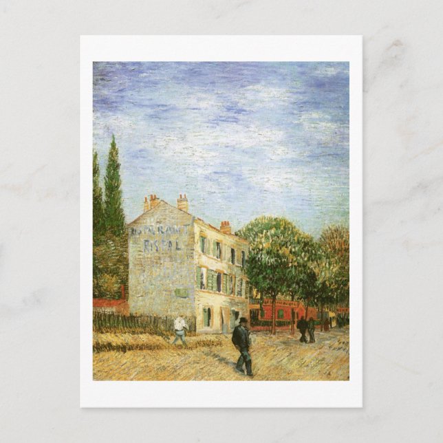 Rispal Restaurant at Asnières, Van Gogh Fine Art Postcard (Front)