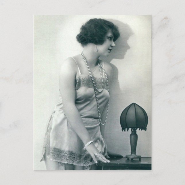 Risque french photo postcard (Front)