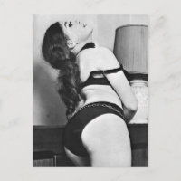 Risque vintage lingerie model