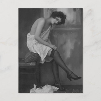 Risqué Vintage  photo Postcard