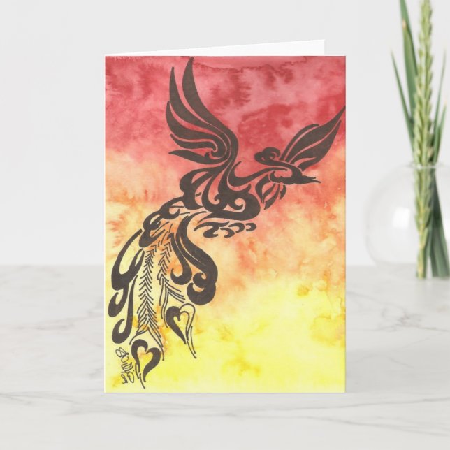 Riswe of the Phoenix Card (Front)