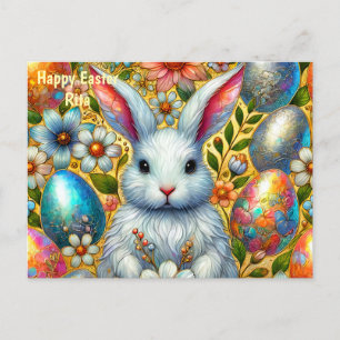 RITA ~ HAPPY EASTER BUNNY GREETING ~  HOLIDAY POSTCARD