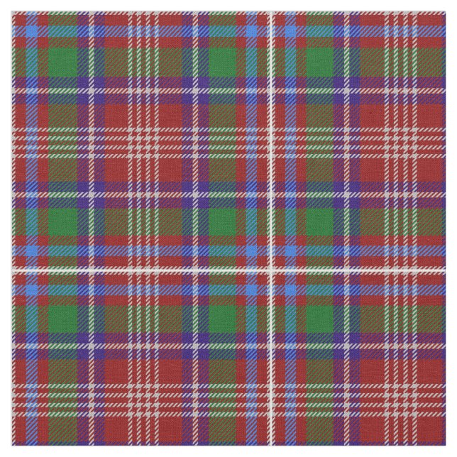 Ritchie Tartan Print Fabric (Close Up)