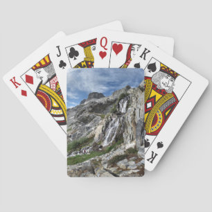 Ritter Pass Waterfall - Ansel Adams Wilderness Playing Cards