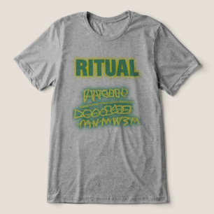 Ritual graffiti glow Tri-Blend shirt