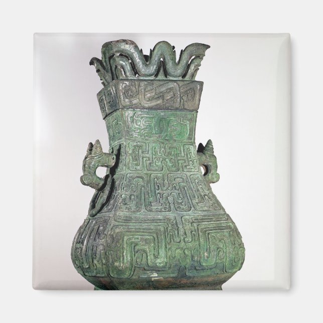 Ritual 'Hu' vase, Chou Dynast Magnet (Front)
