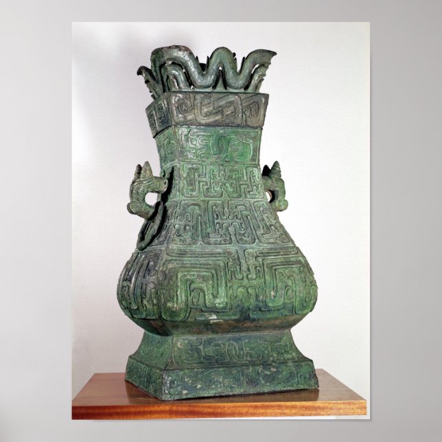 Ritual 'Hu' vase, Chou Dynast Poster (Front)