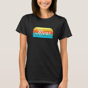 Rivas Nicaragua Map Artesanía Arte Nica Craft Souv T-Shirt