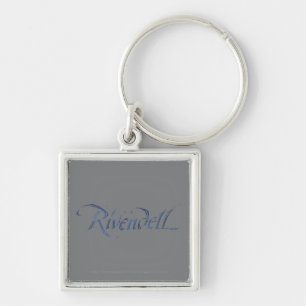 Rivendell Name Textured Key Ring