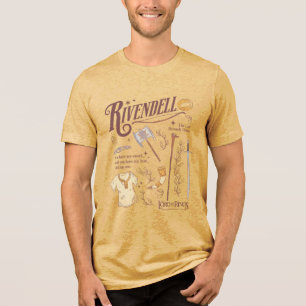 RIVENDELL™ Watercolor Collage Graphic Tri-Blend Shirt