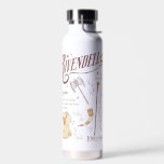 RIVENDELL™ Watercolor Collage Graphic Water Bottle<br><div class="desc">Journey across Middle-Earth™ with this beautifully illustrated Lord of the Rings™ design featuring Rivendell™. Featuring an artful collection of iconic elements — including an Elven blade, bow, axe, staff, and the One Ring — this collage captures the strength, unity, and quiet wisdom found within the Fellowship. Meaningful phrases like “You...</div>