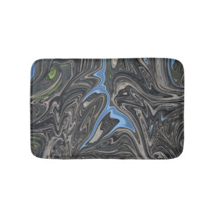 River Abstract Painting Best landscape abstract Bath Mat