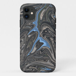River Abstract Painting Best landscape abstract iPhone 11 Case