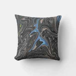 River Abstract Painting Best landscape abstract Cushion