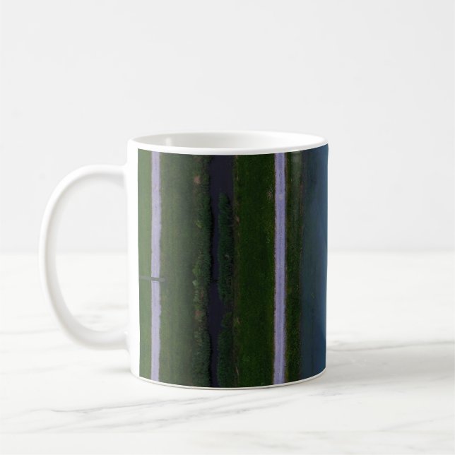 River along the road coffee mug (Left)