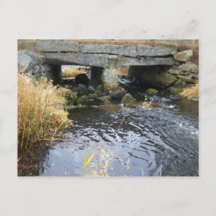 River and Stone Bridge Postcard