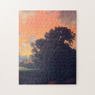 River At Scutney By Maxfield Parrish Jigsaw Puzzle