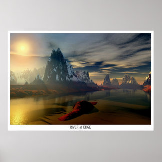 River at the Edge of World Poster