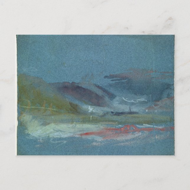 River bank, c.1830 postcard (Front)