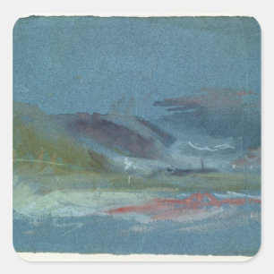 River bank, c.1830 square sticker