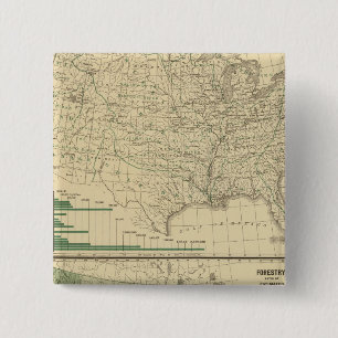 River basins, Forestry 15 Cm Square Badge