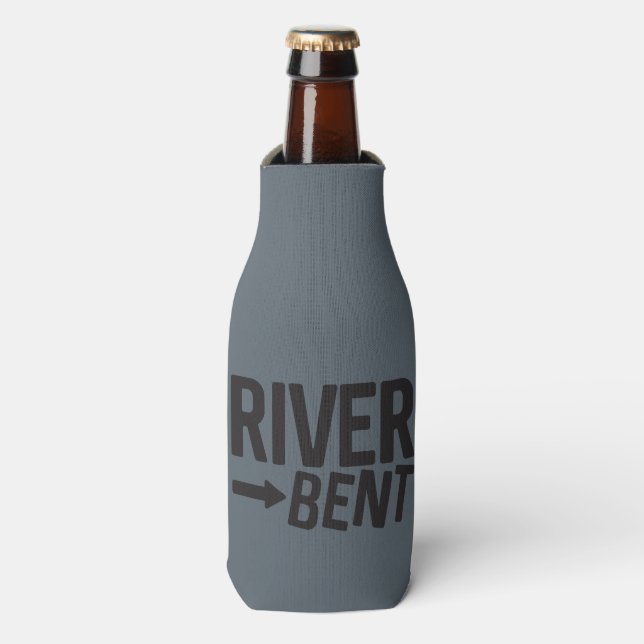 River Bent Bottle Holder Cooler (Bottle Front)