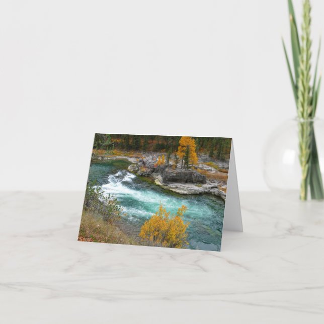 River Blue Note Card (Front)