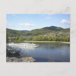 River Boat on the Danube Postcard