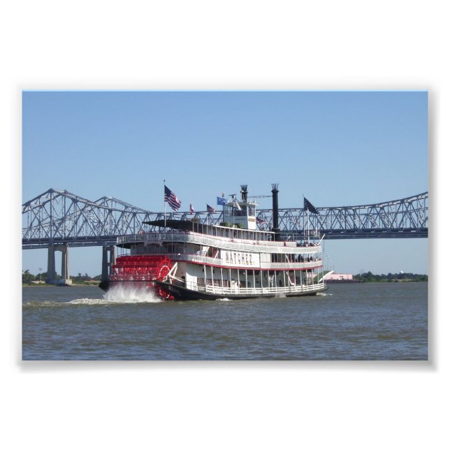 River Boat Photo Print (Front)