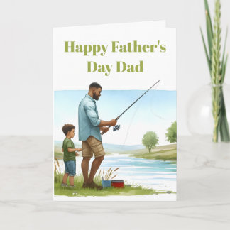 River Bond: Father & Son Fishing Card