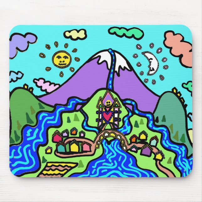 River Chalet Mouse Pad (Front)