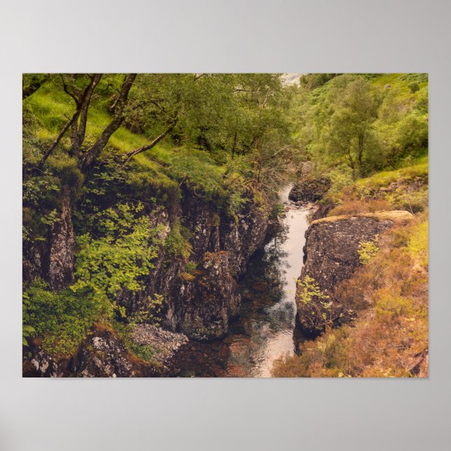 River Coe Waterfall Poster (Front)