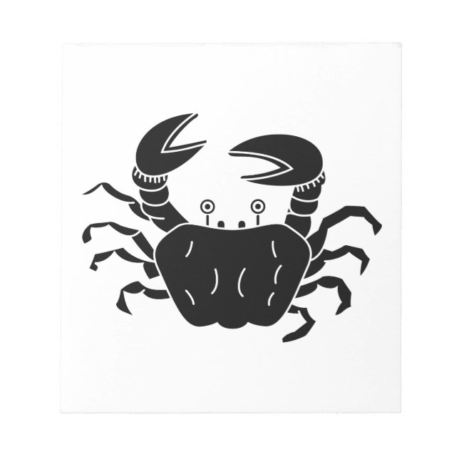 River Crab Notepad (Front)