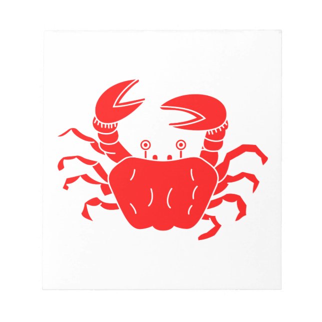 River Crab Notepad (Front)