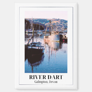 River Dart, Galmpton Creek, Devon, England Magnet