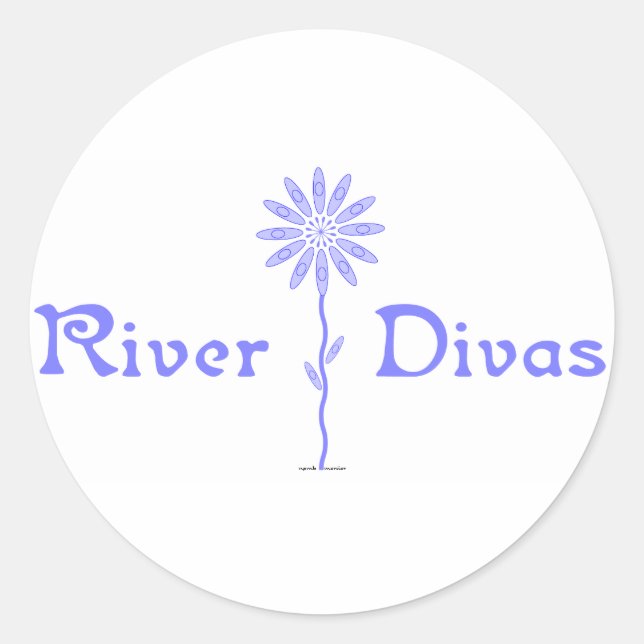 River Divas Classic Round Sticker (Front)