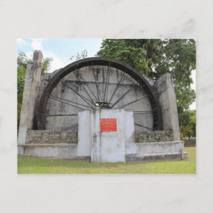 River Estate Water Wheel, Trinidad Postcard