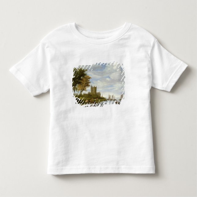 River Estuary with a castle Toddler T-Shirt (Front)